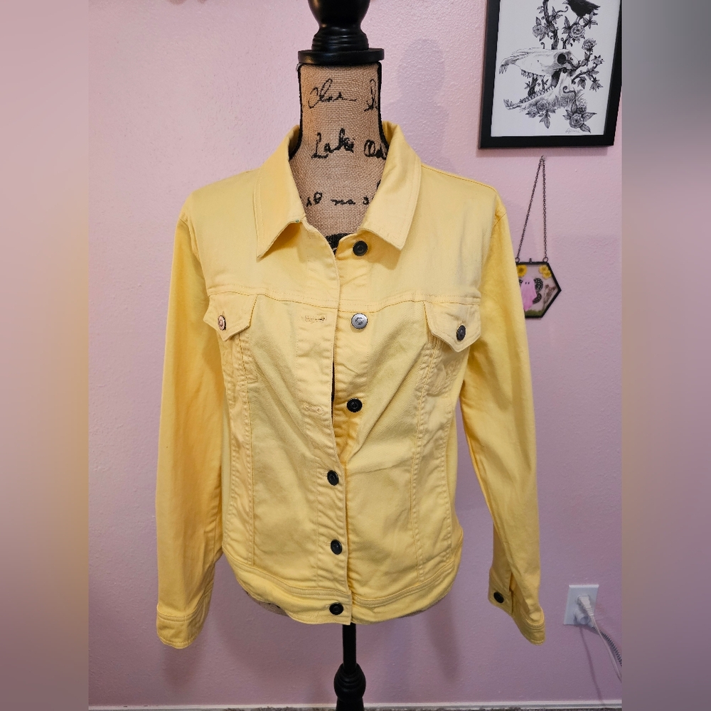 Appleseed's Yellow Dream Flex Jean Jacket